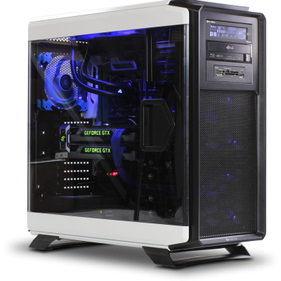 Blue Gaming PC Rig